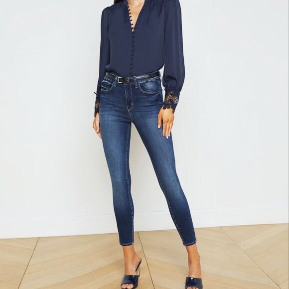 L’Agence Margot Mid-Rise Skinny Jeans - Picture 1 of 6